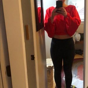 Longsleeve blouse/crop top